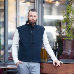 KARLOWSKY | Heren Softshell Vest Classic - Marineblauw - maat: S