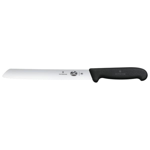 VICTORINOX | FIBROX - Broodmes met gekartelde rand - Mes: 210mm