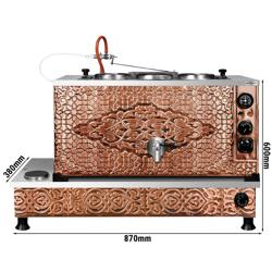 Commercial Electric Copper Tea Urn & Water Boiler – 33 Litre - 2.5 kW - Insulated - Stainless Steel - 870 mm Width