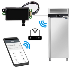 Controllo Wi-Fi e registrazione della temperatura per gli apparecchi di raffreddamento