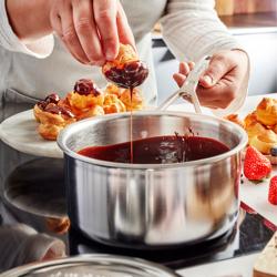 DEMEYERE | Industry 5 Saucepan with Handle – Ø180 mm, Without Lid – 18/10 Stainless Steel – Induction Ready