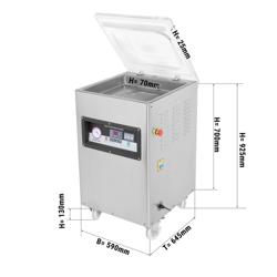 Machine sous vide à cloche – 20 m³/h – 900 watts