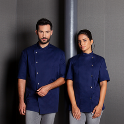 KARLOWSKY | Ladies Cooking Jacket Greta - Navy - Size: 38