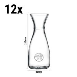 (12 брой) Карафа - ATHEN - 500 ml - Прозрачна