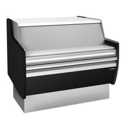 Banco cassa & con LED - 998x953x920mm - Pannello frontale Nero
