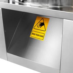 (233 doigts) Plumeuse à volaille professionnelle - électrique - Tambour Ø 80cm