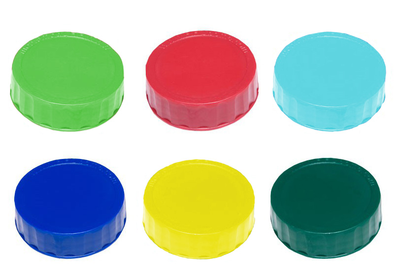 (6 piezas) tapón de rosca - para botellas exprimibles y dosificadoras