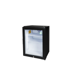 GASTRO-COOL | Minibar vriezer - 51 liter - met 1 glazen deur - Zwart
