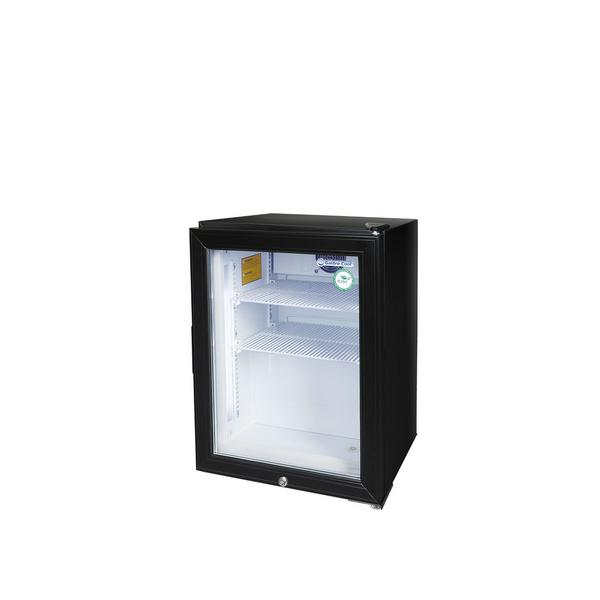 GASTRO-COOL | Zamrażarka minibarowa - 51 litrów - z 1 szklanymi drzwiami - czarna