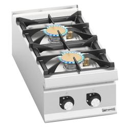 Fourneau à gaz – avec 2 brûleurs – 20 kW – modèle haute performance