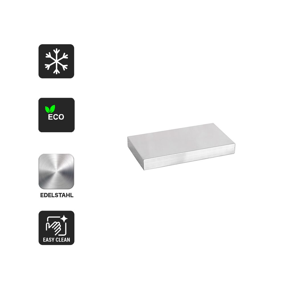 Plaque froide encastrable - 325mm - +2 à +8°C - 1x GN 1/1 - 0W