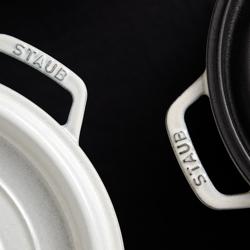 STAUB | LA COCOTTE - Cocotte - Ø 220 mm - Lijevano željezo - Bijela boja tartufa