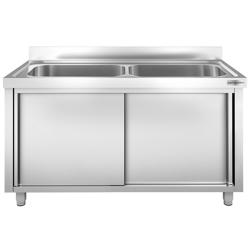 Allaspöytä - 2000x700mm -  2 altaalla