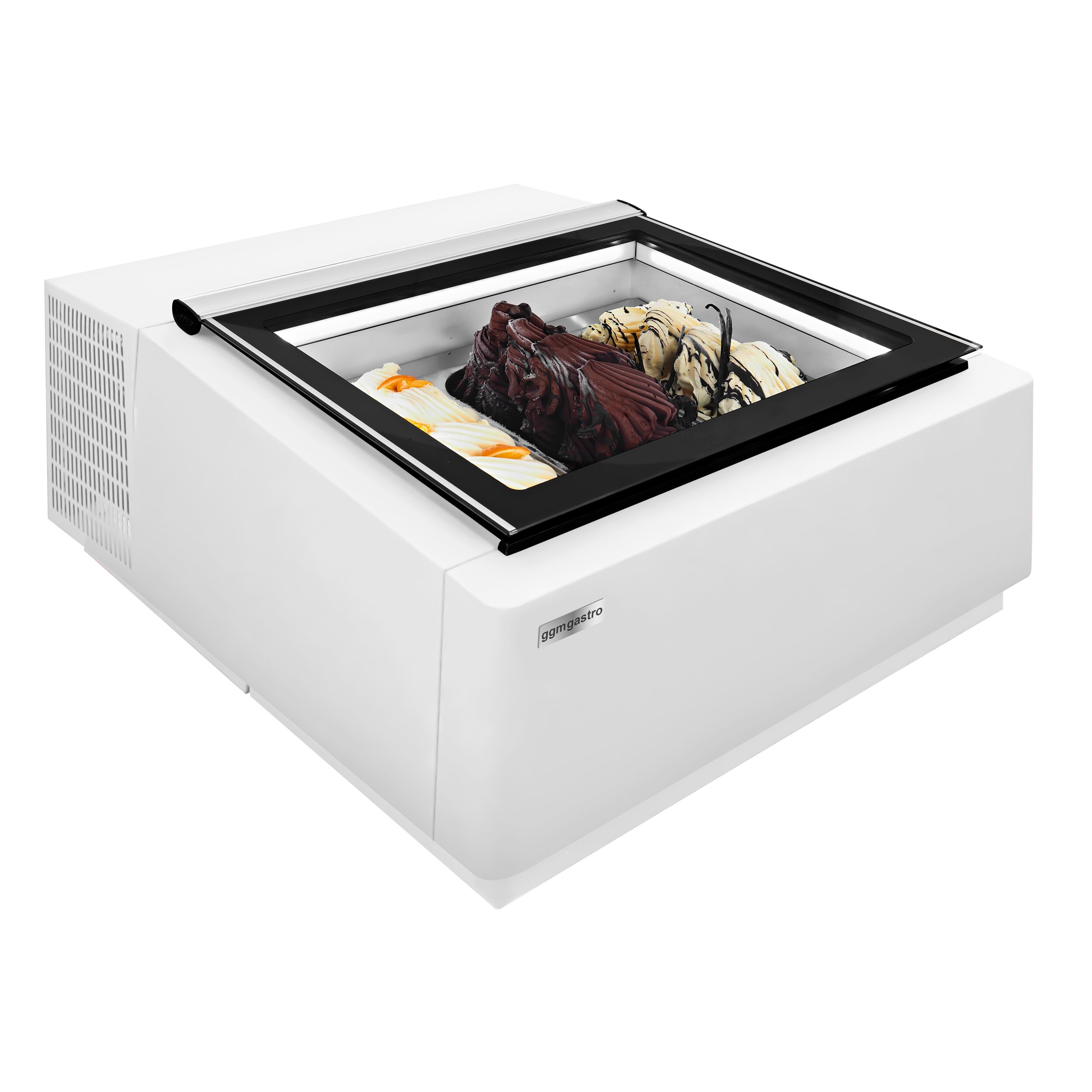 Vitrina de helados de mesa - 670 x 750 mm - Blanco