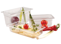 Polycarbonate GN 1/3 container - clear - Height: 100mm
