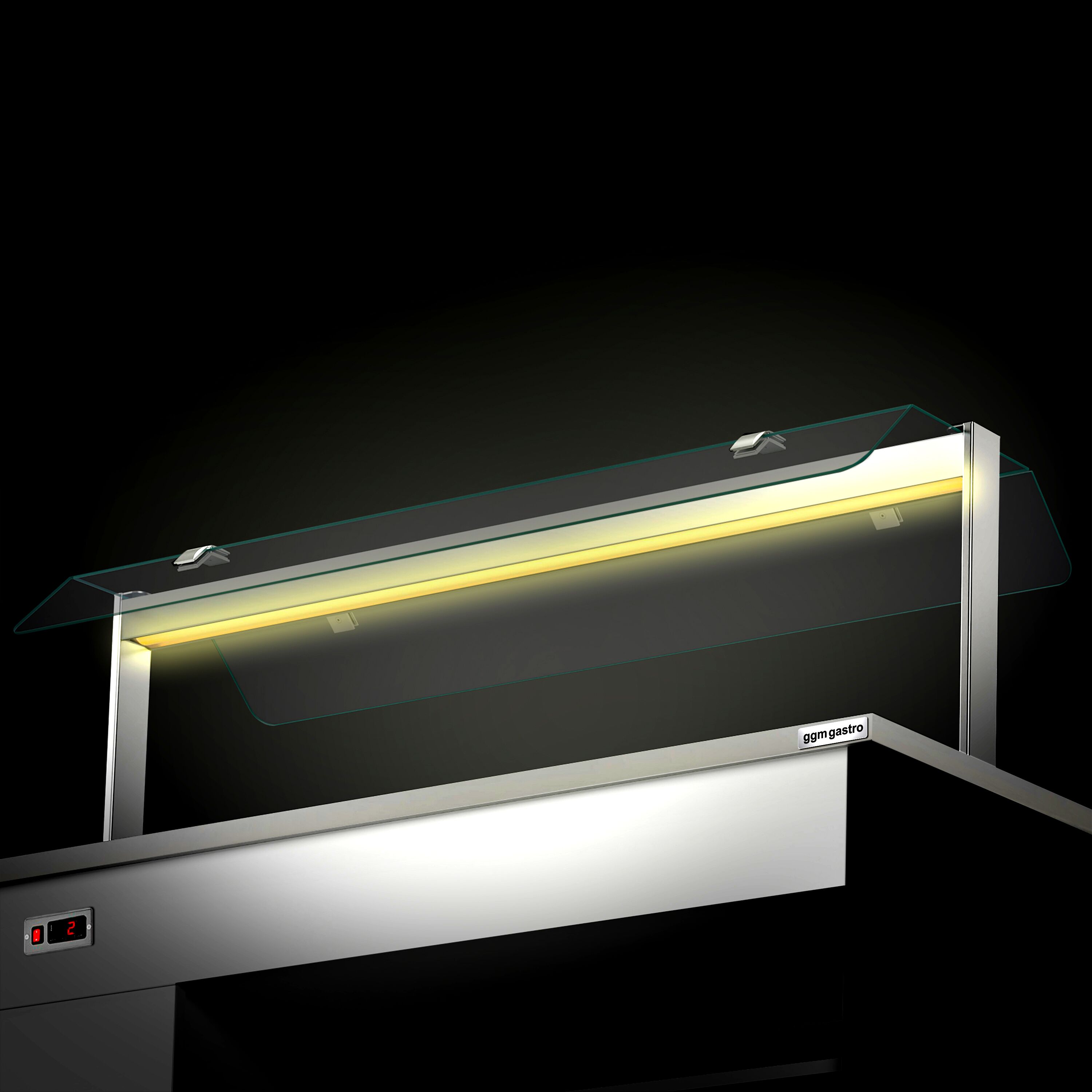 GGM Gastro Buffetwagen kalt DANZIG - 1900mm - für 5x GN 1/1 - Bild 10 von 10
