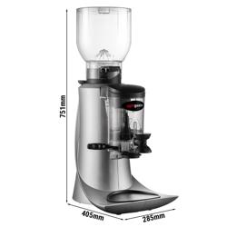 Kaffeemühle - 2kg - 55dB - Mit Dosierer - Silber