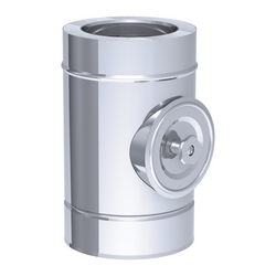 Tubo de limpeza liso 400°C em aço inoxidável  / Ø350mm