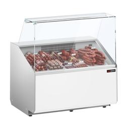 Koeltoonbank - 944x979mm - 200 liter - front wit - rechte ruit