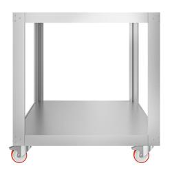 Postolje - 1130x1240x950 mm - nehrđajući čelik - za pizza pećnice - kompatibilno s GEP6T