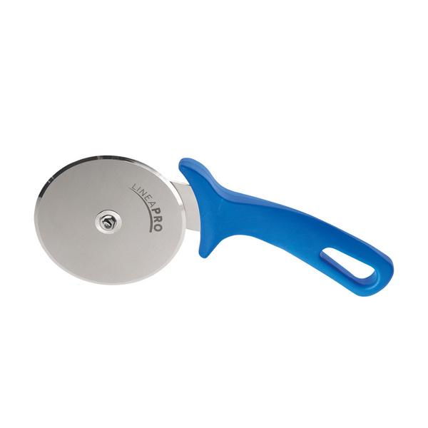 Pizzaleikkuri PREMIUM - Ø 100 mm - sileä terä - ruostumaton teräs (AISI 420) - sininen