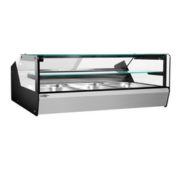 Warmhoudvitrine - 1000mm - 3 x GN 1/1