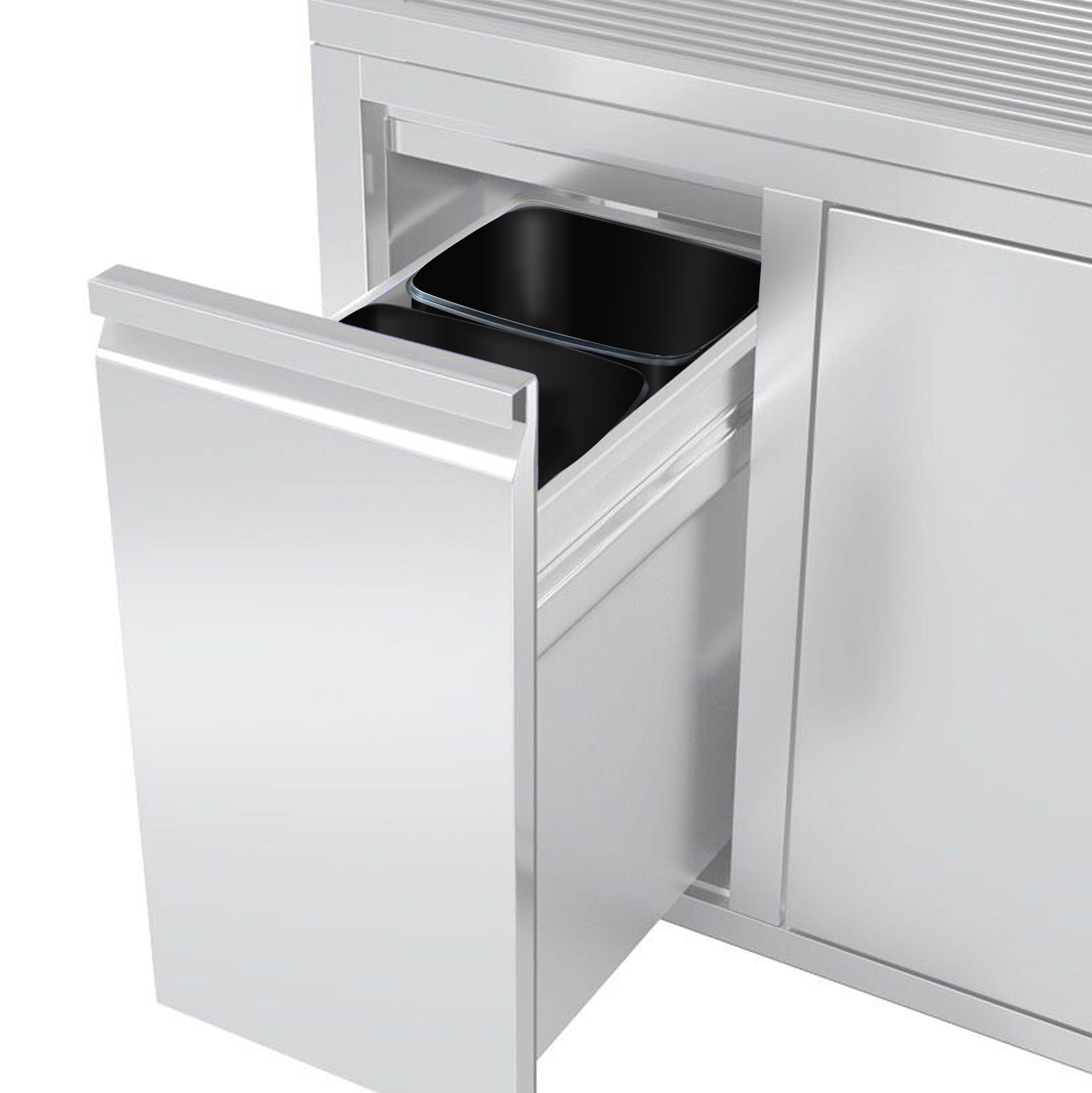 Conteneurs en plastique pour poubelles