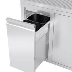 Conteneurs en plastique pour poubelles