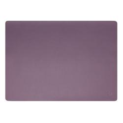 (12 stuks) Placemats James - in elegante lederlook - 33 x 46 cm - Aubergine