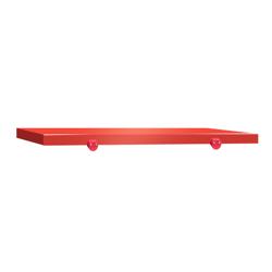 Schneideplatte für Arbeitstisch - 800x600mm - HACCP-Konform - Rot