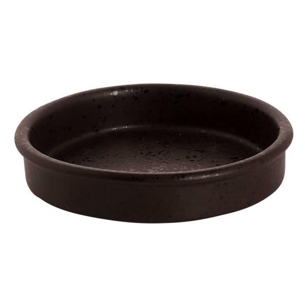 (24 pieces) Round Stoneware Oven Dish Ø 140 mm – Black