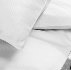 (10 unid) Capa de edredão jacquard Linz - 140x210cm - Branco