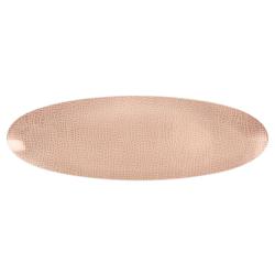 (2 pieces) SELTMANN WEIDEN | Rectangular Coupe Serving Platter – 440x140 mm - Rose Pink - Porcelain