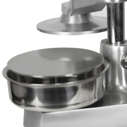 Ручна машина для приготування гамбургерів -  Ø 130 мм - Срібляста