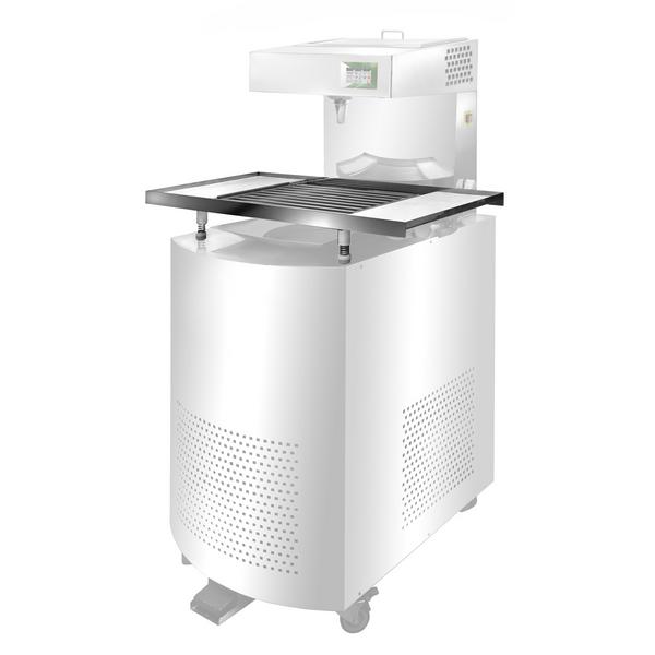 Vibration plate for chocolate tempering machine