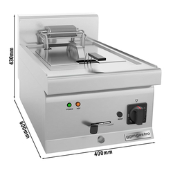 Friteuză electrică - 10 litri (9 kW)