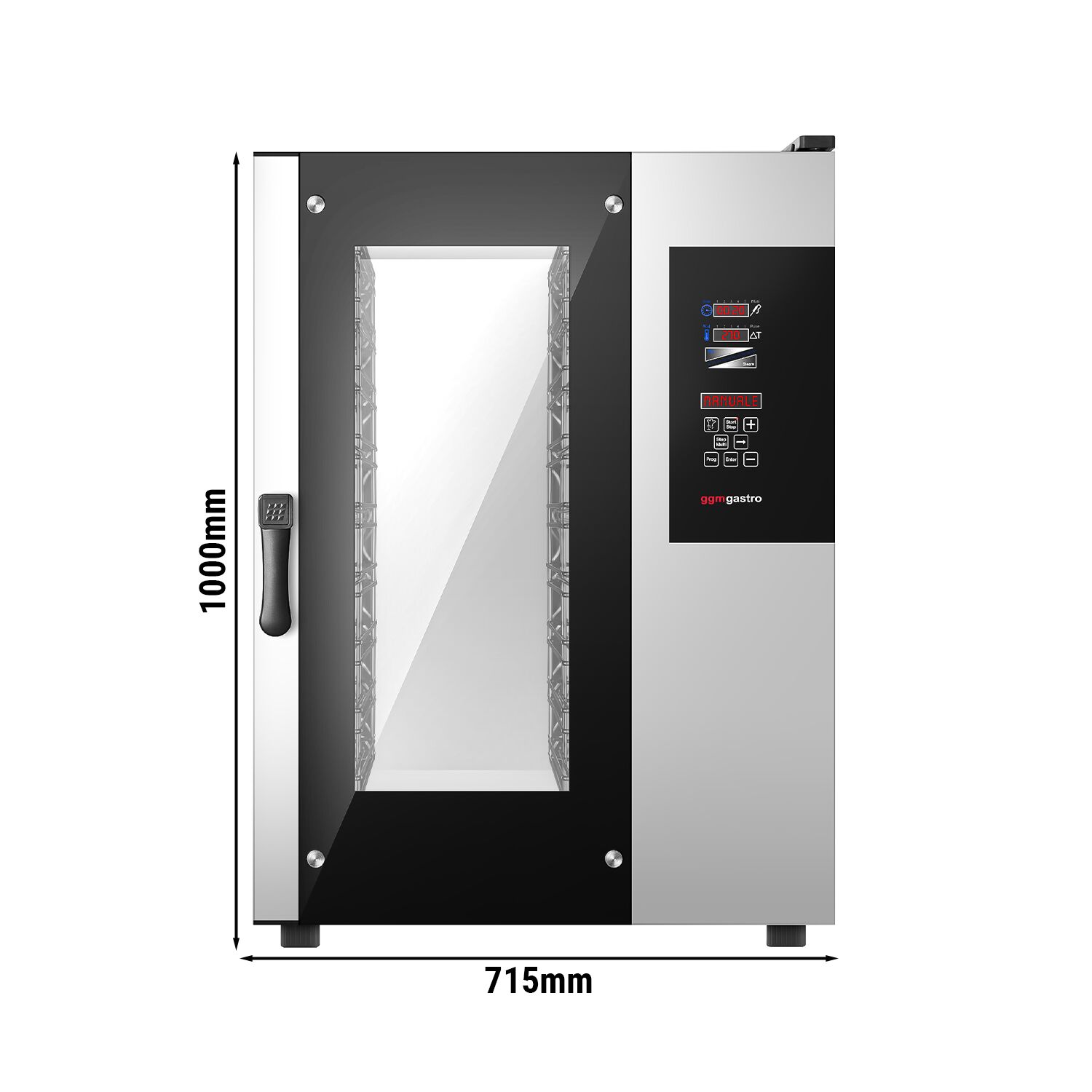 Four mixte - numérique - 10 x GN 1/1 - avec système de lavage et sonde de température