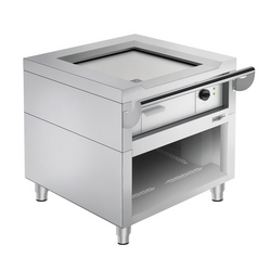 Elektromos Teppanyaki grill - 4,5kW - Sima sütőlap - Elülső sütés