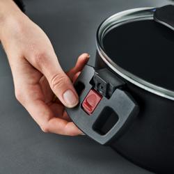 BALLARINI | CLICK & COOK - Kokgryta SET med lock - 3 stycken - svart