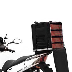 Pizza Bag / Borsa termica per scooter - per 8 scatole per pizza 40x40cm - Nero