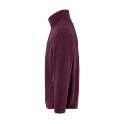 KARLOWSKY | Men's Work Fleece Jacket – Aubergine - L - Recycled Polyester - 60°C Washable