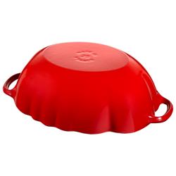 POEIRA | LA COCOTTE - Cocotte - formato de tomate - 250mm - ferro fundido - vermelho cereja