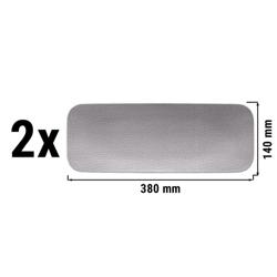 (2 pièces) SELTMANN WEIDEN | Assiette coupe – plate rectangulaire – 380 × 140 mm – Gris