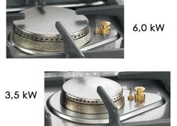 Κουζίνα Αερίου - 21,5 kW - 4 Εστίες