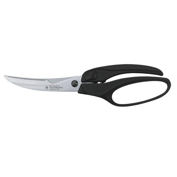 VICTORINOX | Professional Poultry Shears – Black Handle - Stainless Steel Blades - Dishwasher Safe