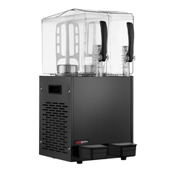 Dispensador de zumo - 2x 10 litros - negro