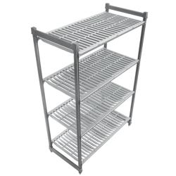 CAMBRO | Camshelving® – Basics Plus – Grundhylla – 1220 mm – med 4 ventilerade hyllplan