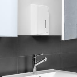 AIR-WOLF | Asciugamani elettrico con sensore a infrarossi - Acciaio inox bianco