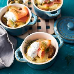 STAUB | CERAMIQUE - طنجرة كوكوت صغيرة - بقطر 100 مم - دائرية - سيراميك - فيروزي عتيق