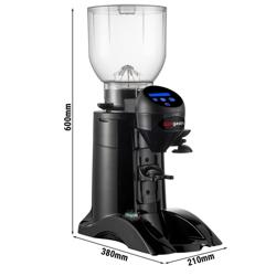 Kaffeemühle - 2kg - 77dB - Mit automatischer Dosierung - Schwarz